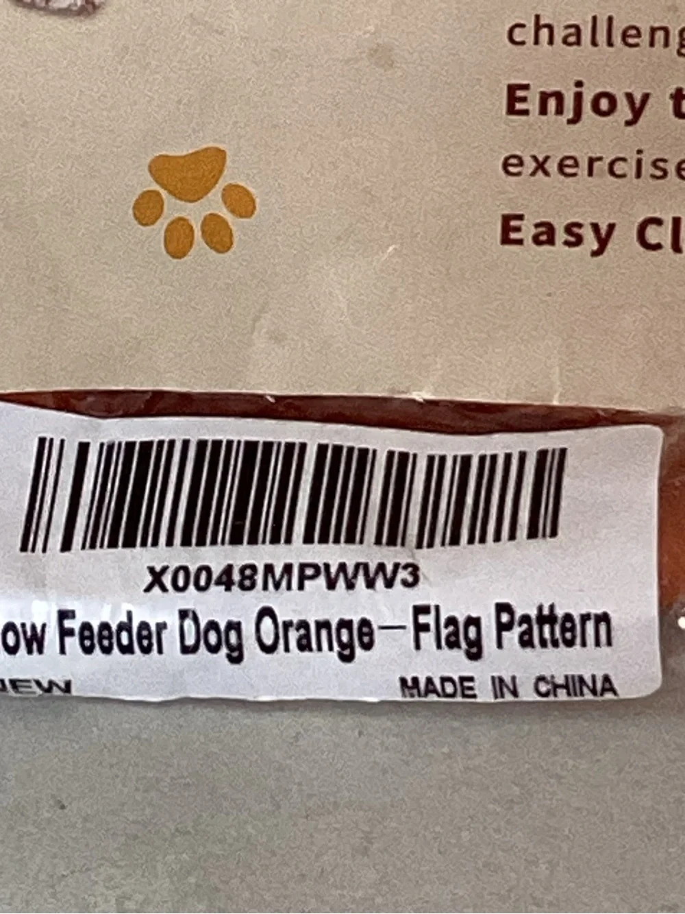 Slow Feeder Pet Bowl - Orange Silicone Slow Feeder